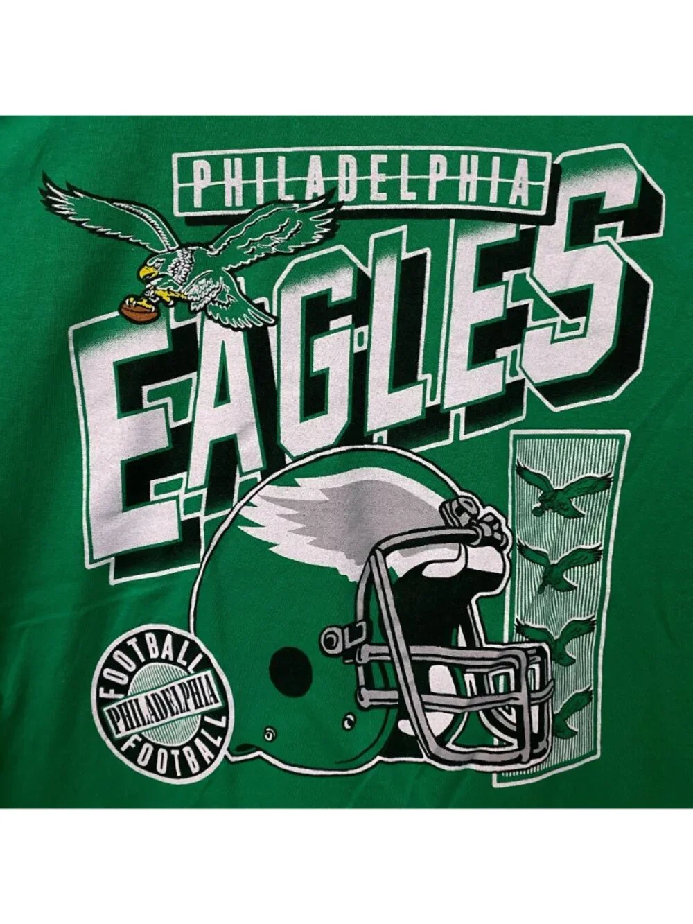 Junk Food Philadelphia Eagles Checkdown Flea Market Tee Medium